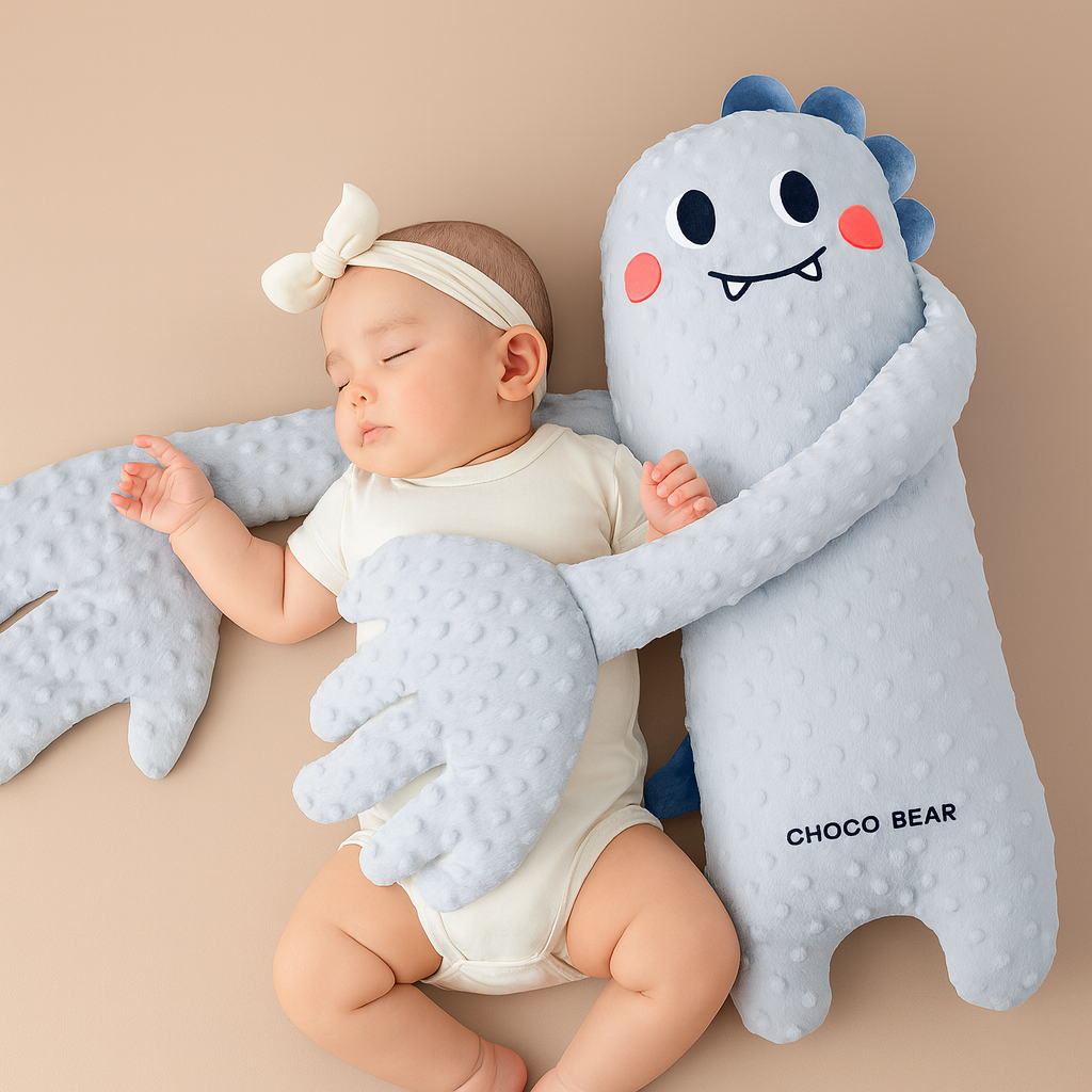 Baby Comfort Plush Sleep Companion Soft Cuddle Pillow for Soothing and Sleep Support