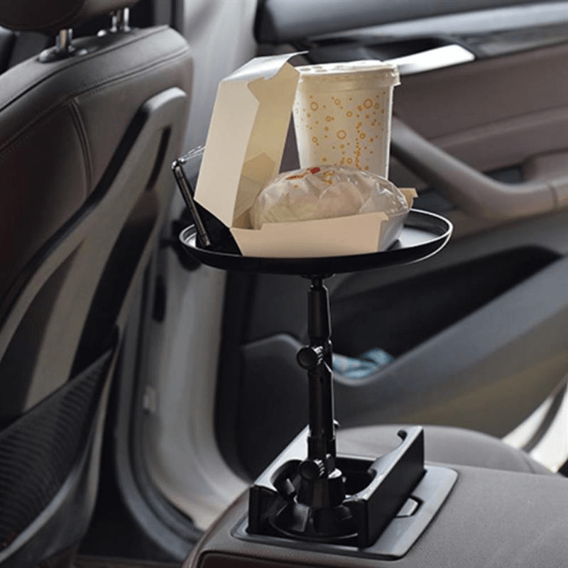 Car Cup Holder Tray Car Food Phone Organizer Travel Table