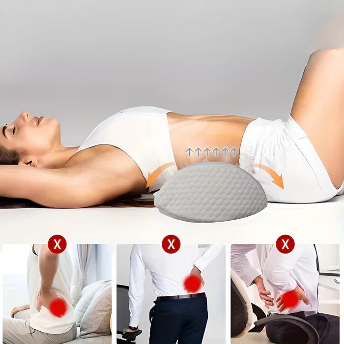 Cooling Lumbar Neck Support Pillow Ergonomic Sleep Cushion