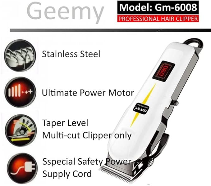 Cordless Hair Clipper Beard Trimmer Precision Barber Machine