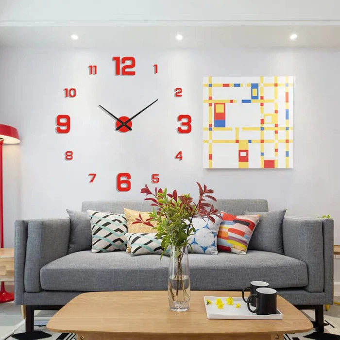 Creative Modern Wall Clock Decorative Silent Design for Home and Office