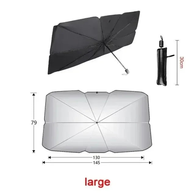 Foldable Car Windshield Sun Shade UV Protection Umbrella