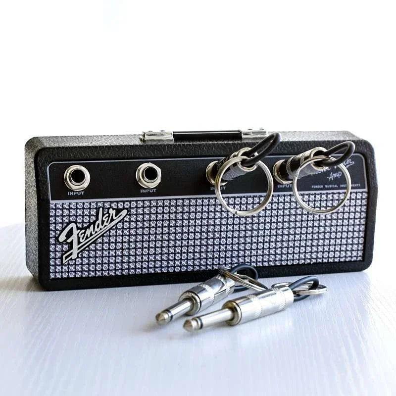 Guitar Amplifier Key Rack Vintage Amp Style Wall Mounted Key Holder