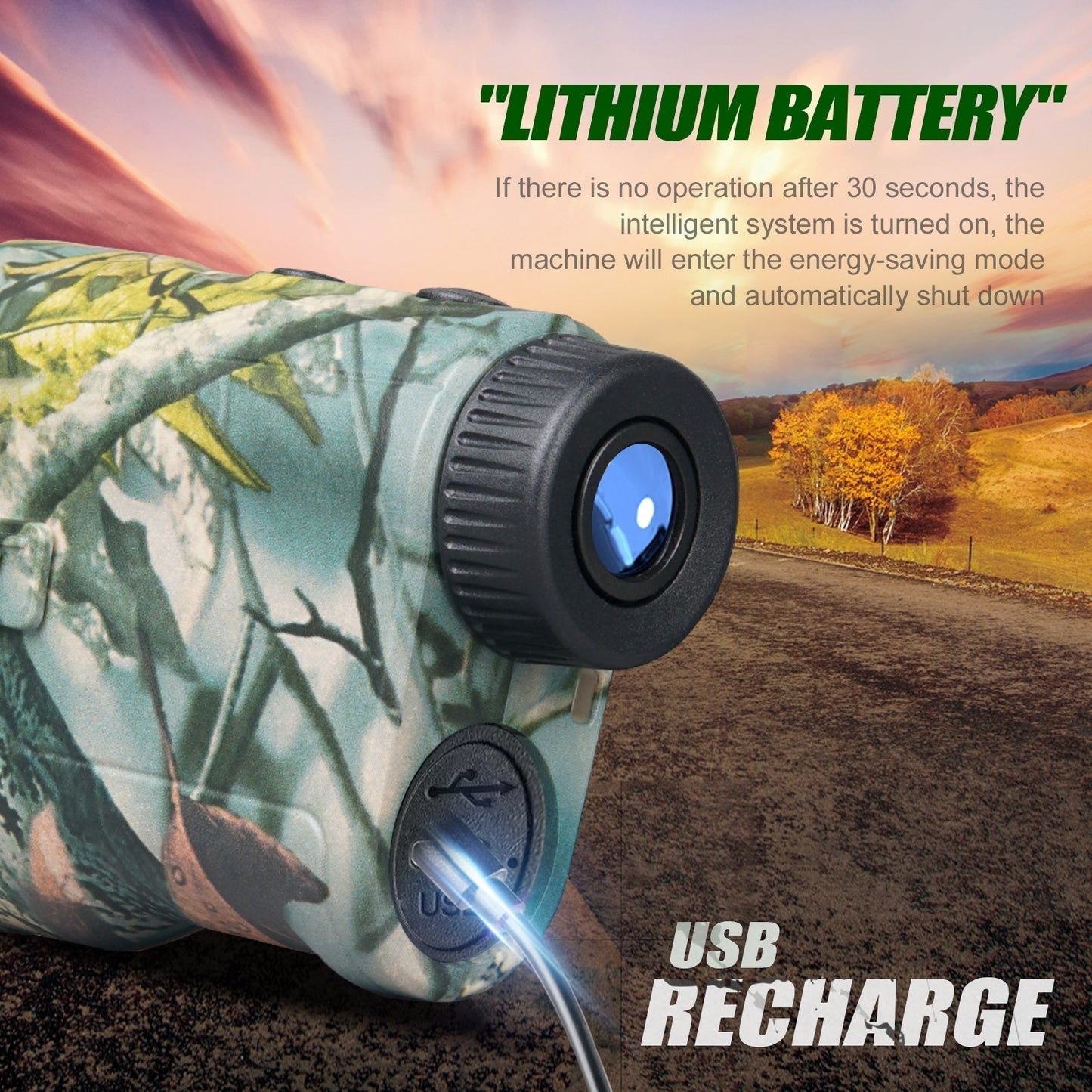 Laser Rangefinder 1000 Yard Distance Meter Hunting Golf Range Finder