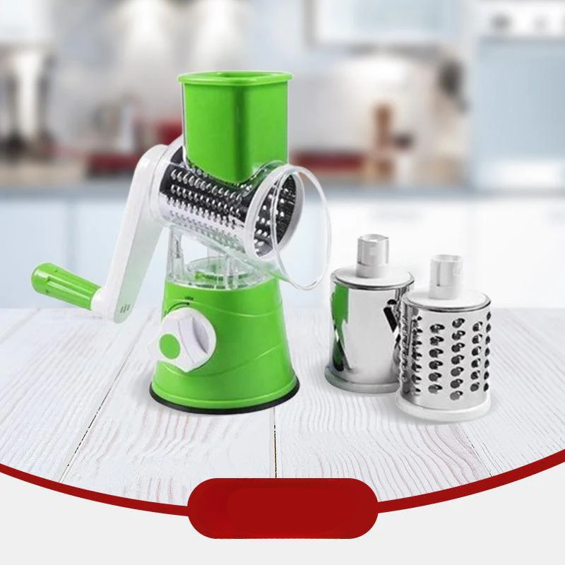 Manual Rotary Grater Slicer and Food Chopper