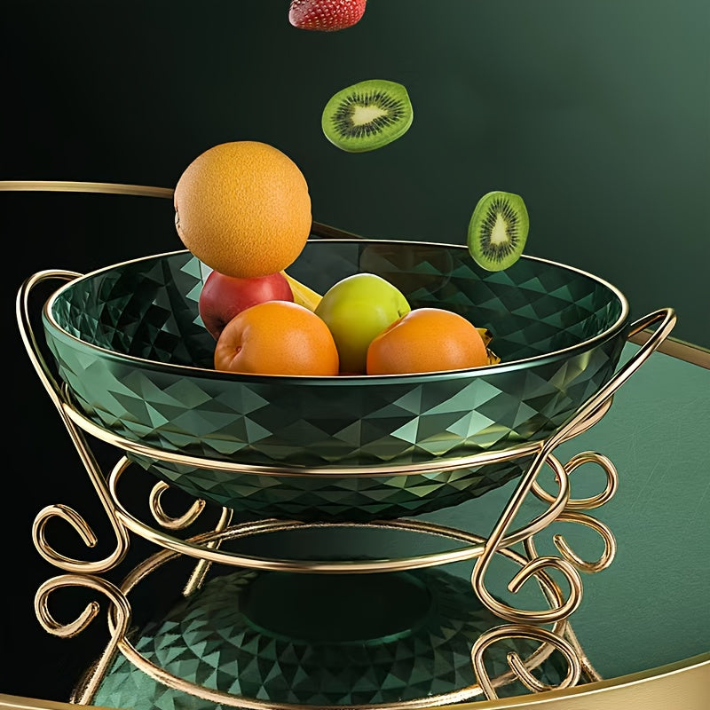 Modern Fruit Bowl Holder Minimalist Countertop Display Stand
