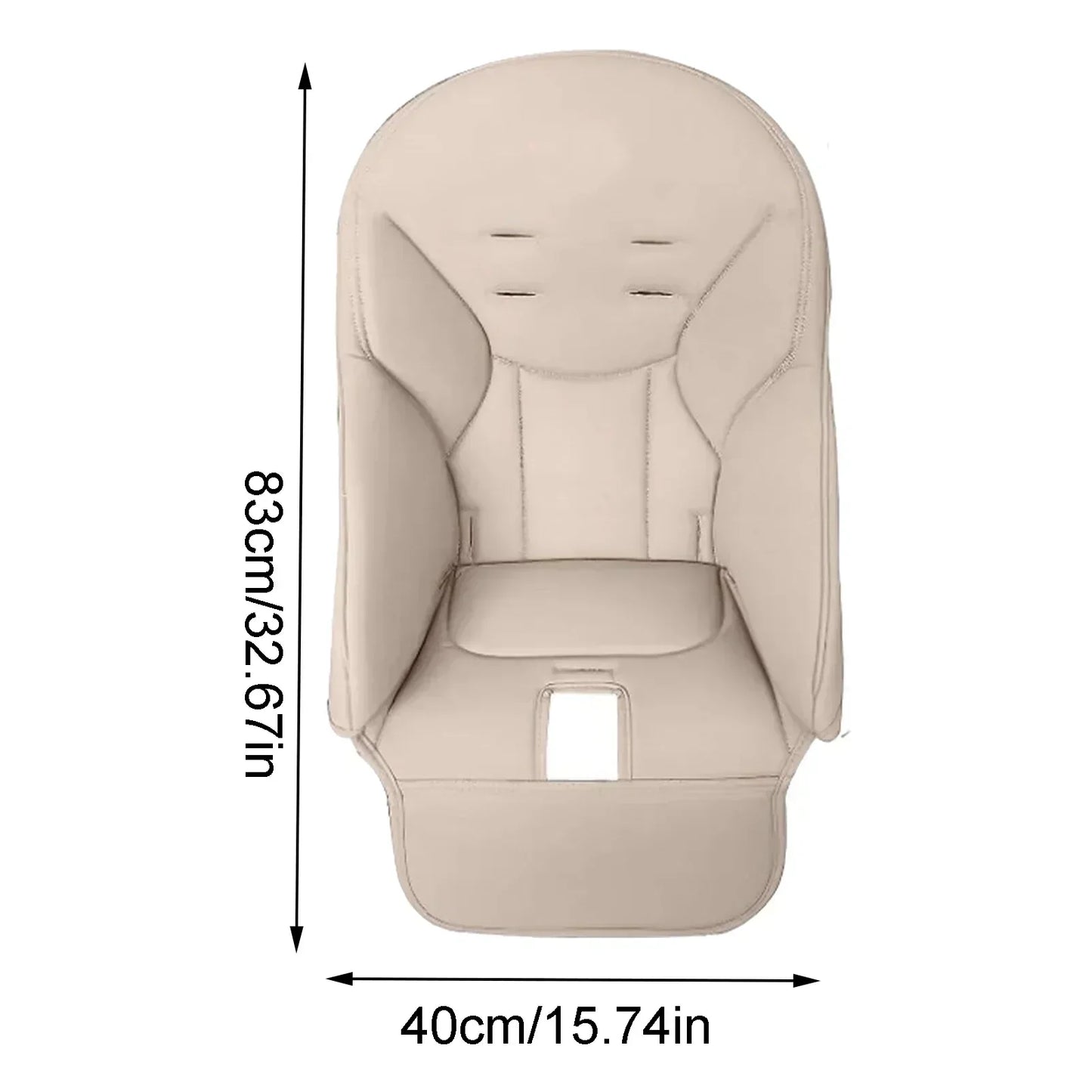 PU Leather High Chair Seat Cover Soft Baby Cushion Pad