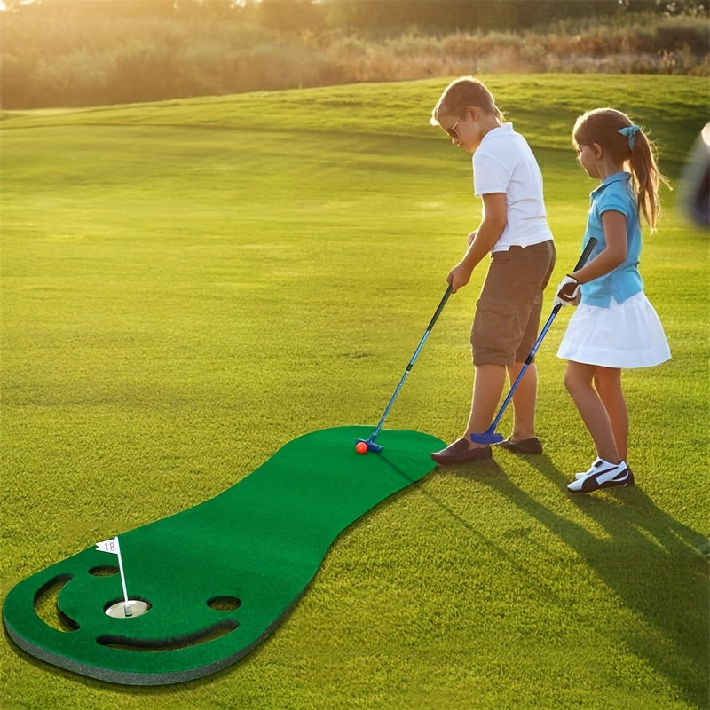 Portable Golf Putting Mat Indoor Outdoor Practice Training Green
