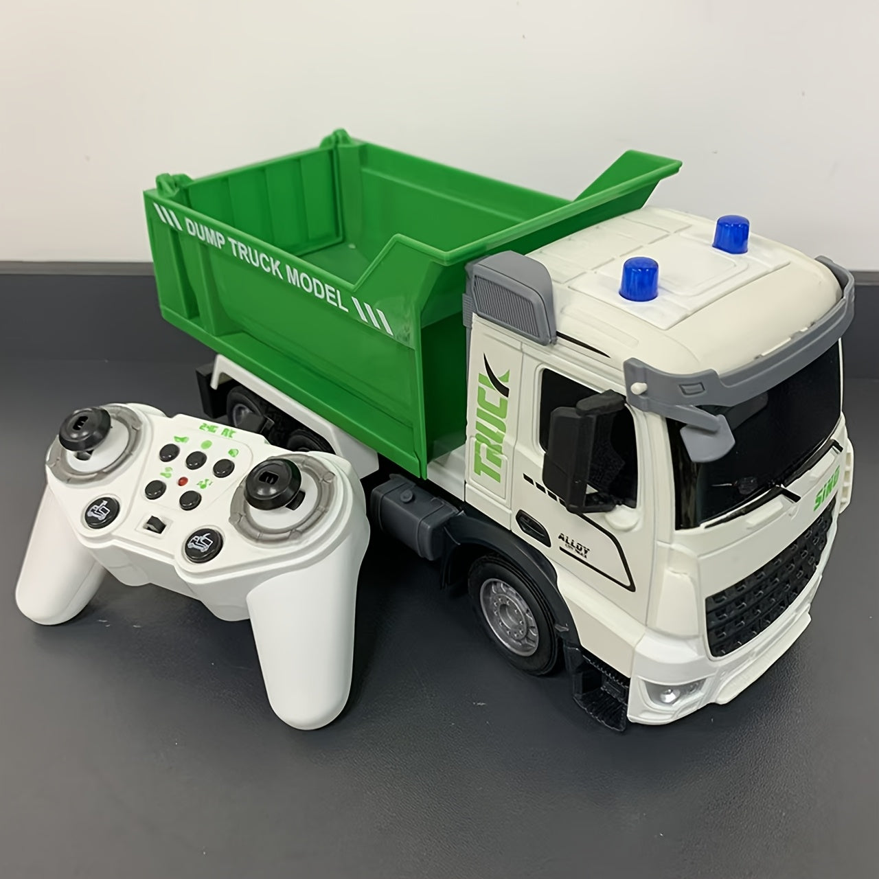 Remote Control Garbage Truck Toy Lights Sound Moving Loader Vehicle