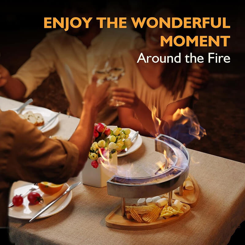 Smokeless Tabletop Fire Pit Bio Ethanol Fireplace