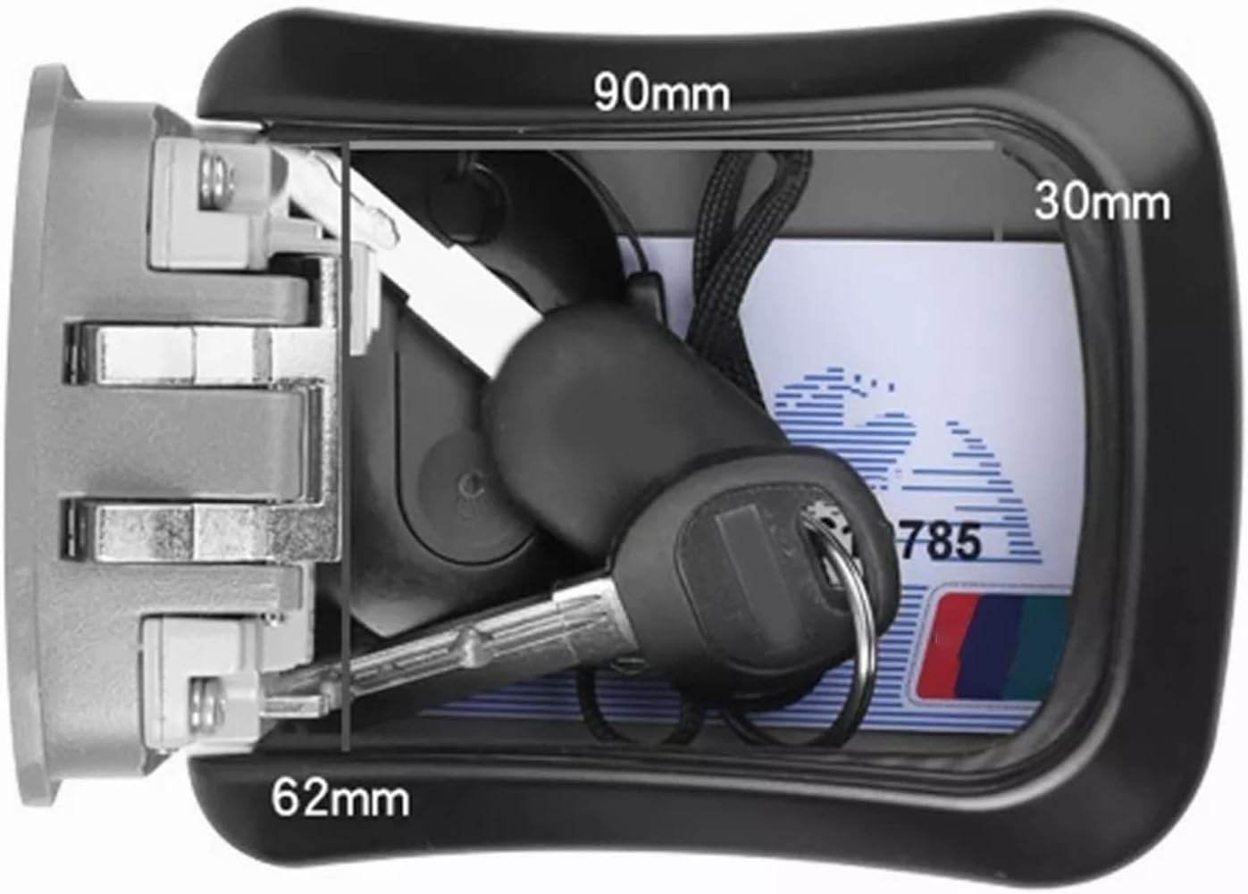 Wall Mounted Key Lock Box | Secure Combination Key Safe