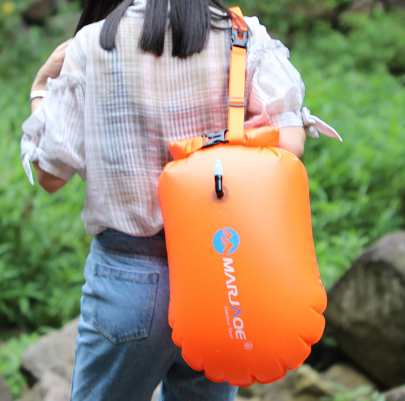 Waterproof Roll Top Dry Bag Adjustable Strap Outdoor Storage Shoulder Bag