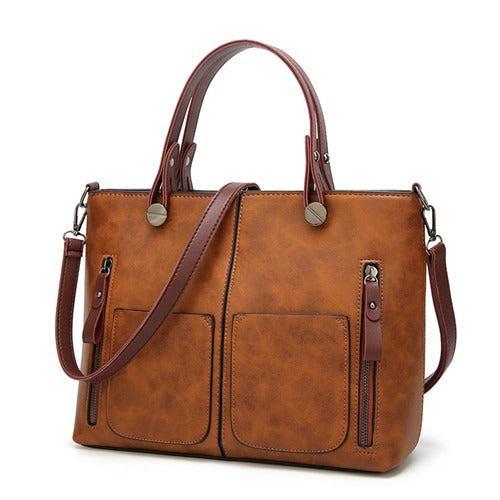 Zyrae β Women's Vintage PU Leather Shoulder Bag with Adjustable Crossbody Strap