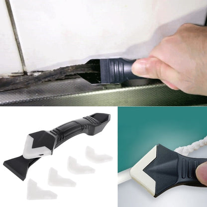 3 In 1 Caulking Tool Sealant Remover Smoothing Scraper Kit