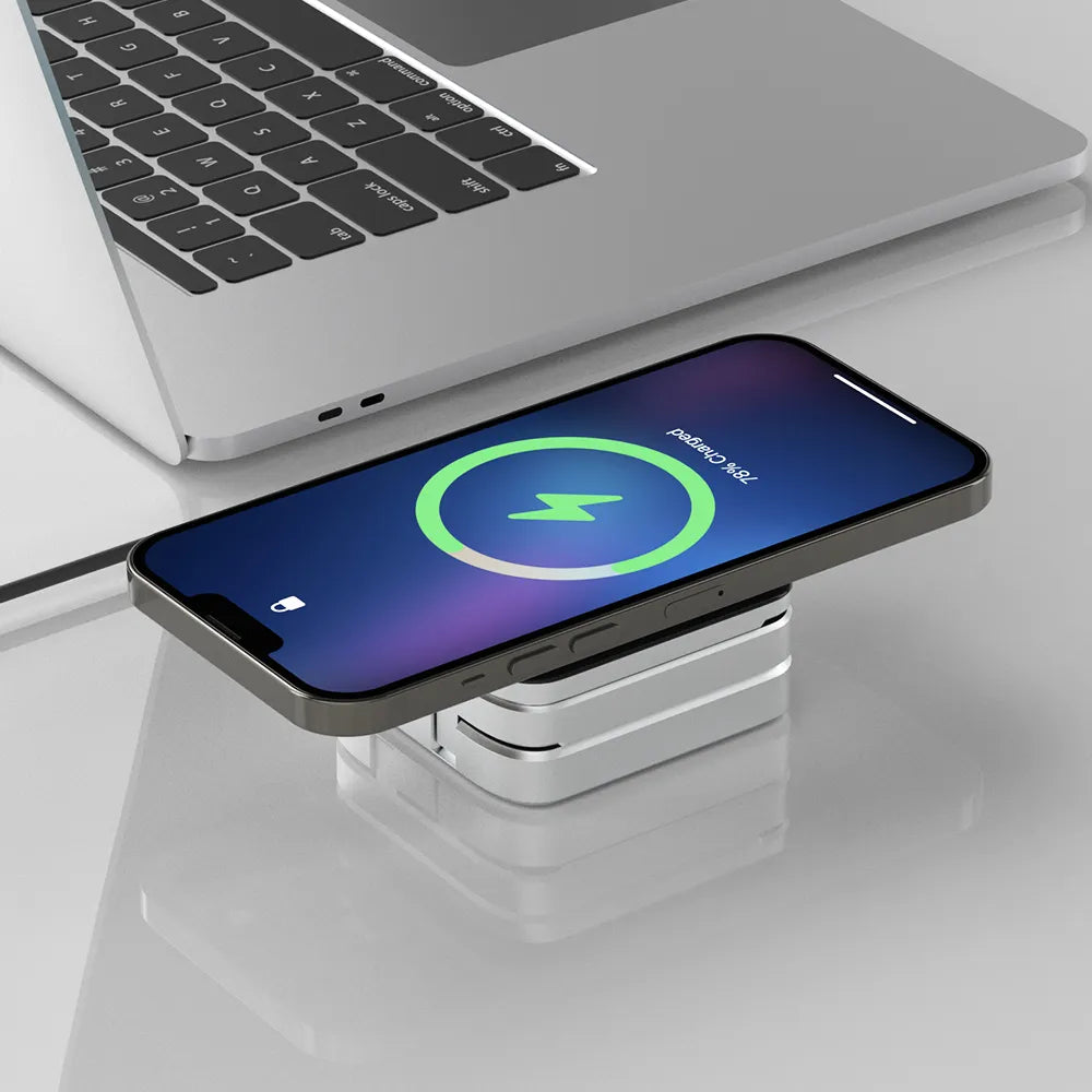 3 in 1 Wireless Charging Station Magnetic Foldable Charger Fast Charging Dock