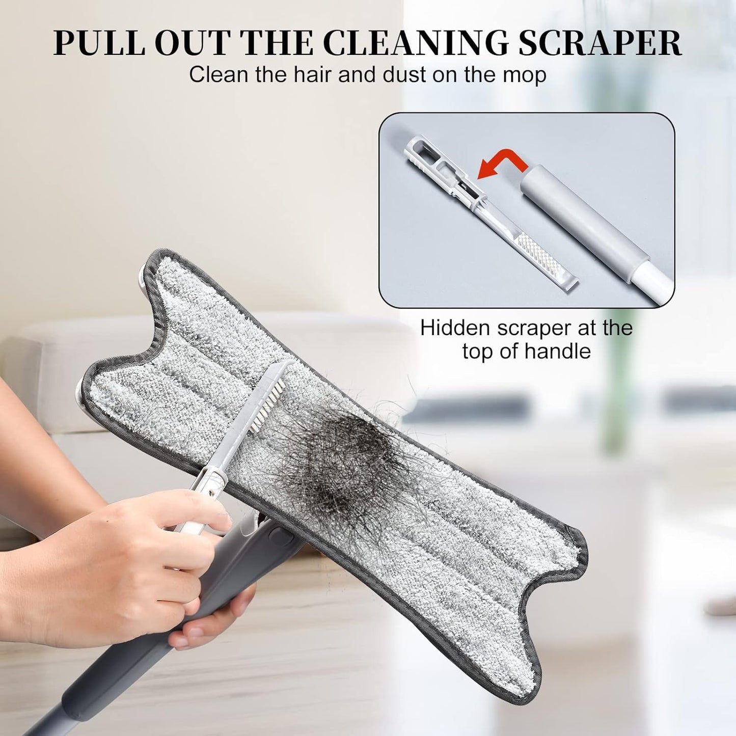 360 Degree Flat Floor Mop Microfiber Cleaning System