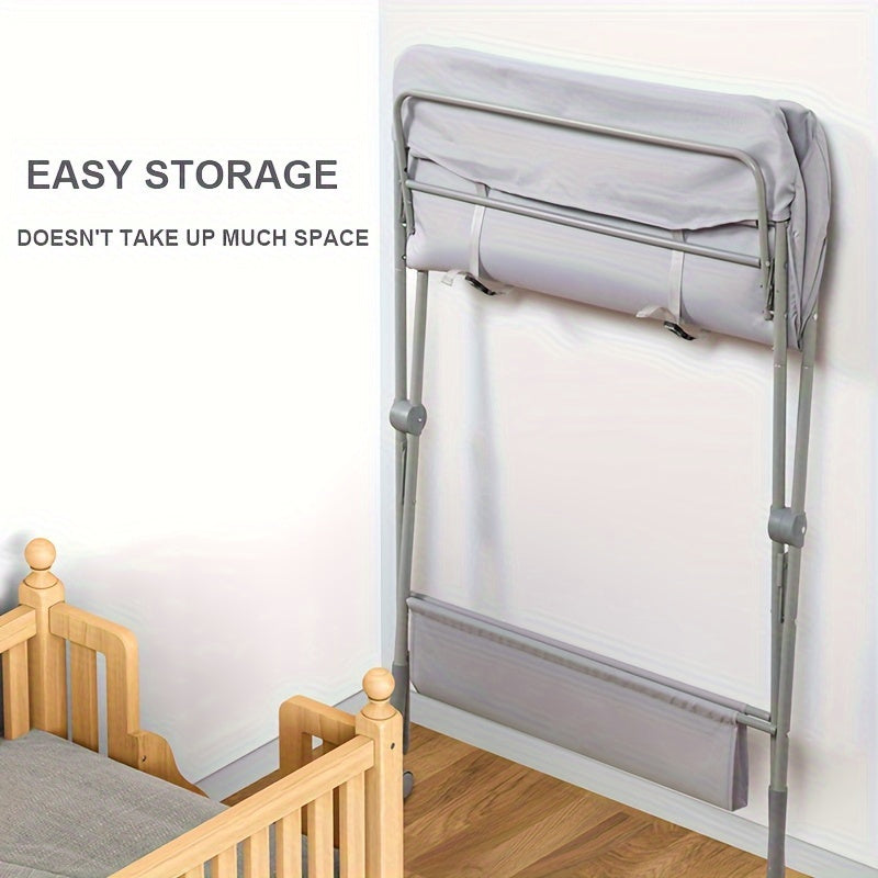 Adjustable Baby Changing Table Portable Folding Storage Station