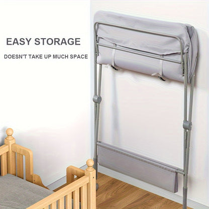Adjustable Baby Changing Table Portable Folding Storage Station