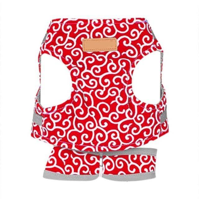 Adjustable Cat Harness Vest Set with Leash for Safe Outdoor Walks