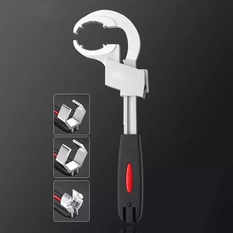 Adjustable Heavy Duty Pipe Wrench Large Grip Plumbing Tool