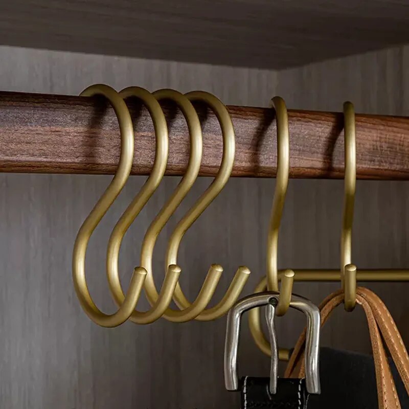 Aluminium S Hook Storage Organizer Multifunction Hanging Hooks