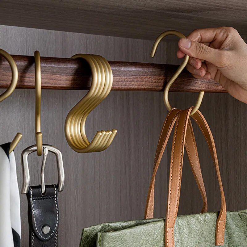 Aluminium S Hook Storage Organizer Multifunction Hanging Hooks