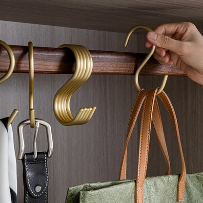 Aluminium S Hook Storage Organizer Multifunction Hanging Hooks