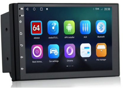Android Double Din Car Stereo GPS Bluetooth Multimedia Player