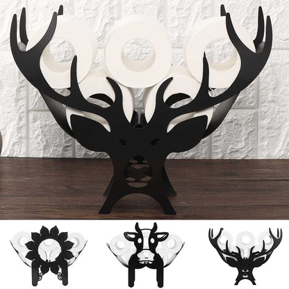 Animal Toilet Roll Holder Wall Mount Bathroom Storage Rack