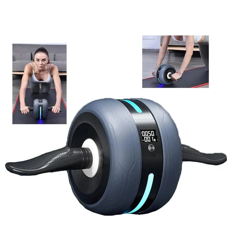 Automatic Rebound Ab Roller Wheel With Smart Counter