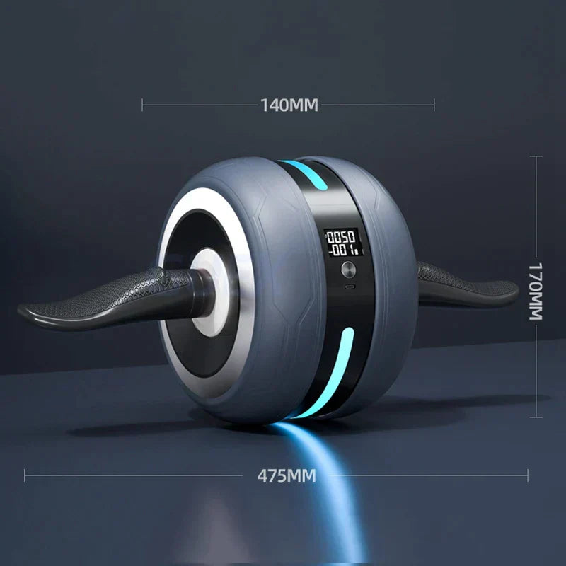 Automatic Rebound Ab Roller Wheel With Smart Counter