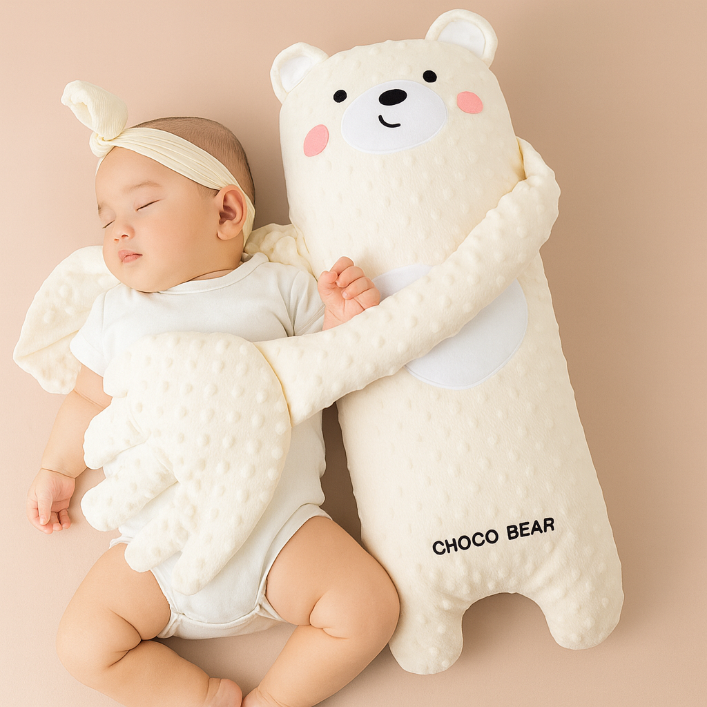 Baby Comfort Plush Sleep Companion Soft Cuddle Pillow for Soothing and Sleep Support