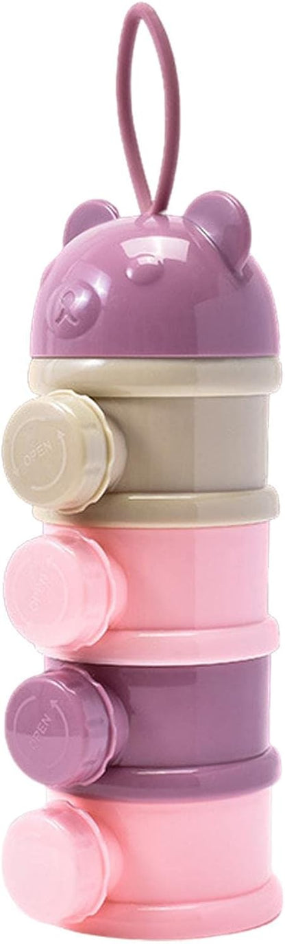 Baby Formula Dispenser Tower Milk Powder Storage Travel Snack Container