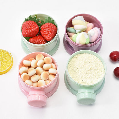 Baby Formula Dispenser Tower Milk Powder Storage Travel Snack Container