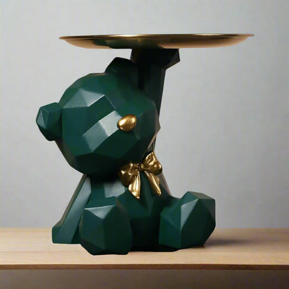 Bear Key Holder Decorative Desk Entryway Organizer