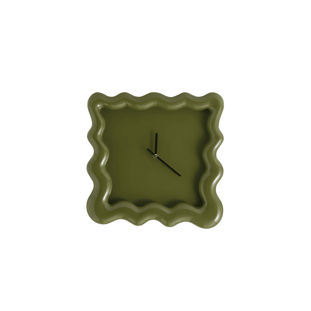 Biscuit Shape Wall Clock Modern Silent Decorative Clock