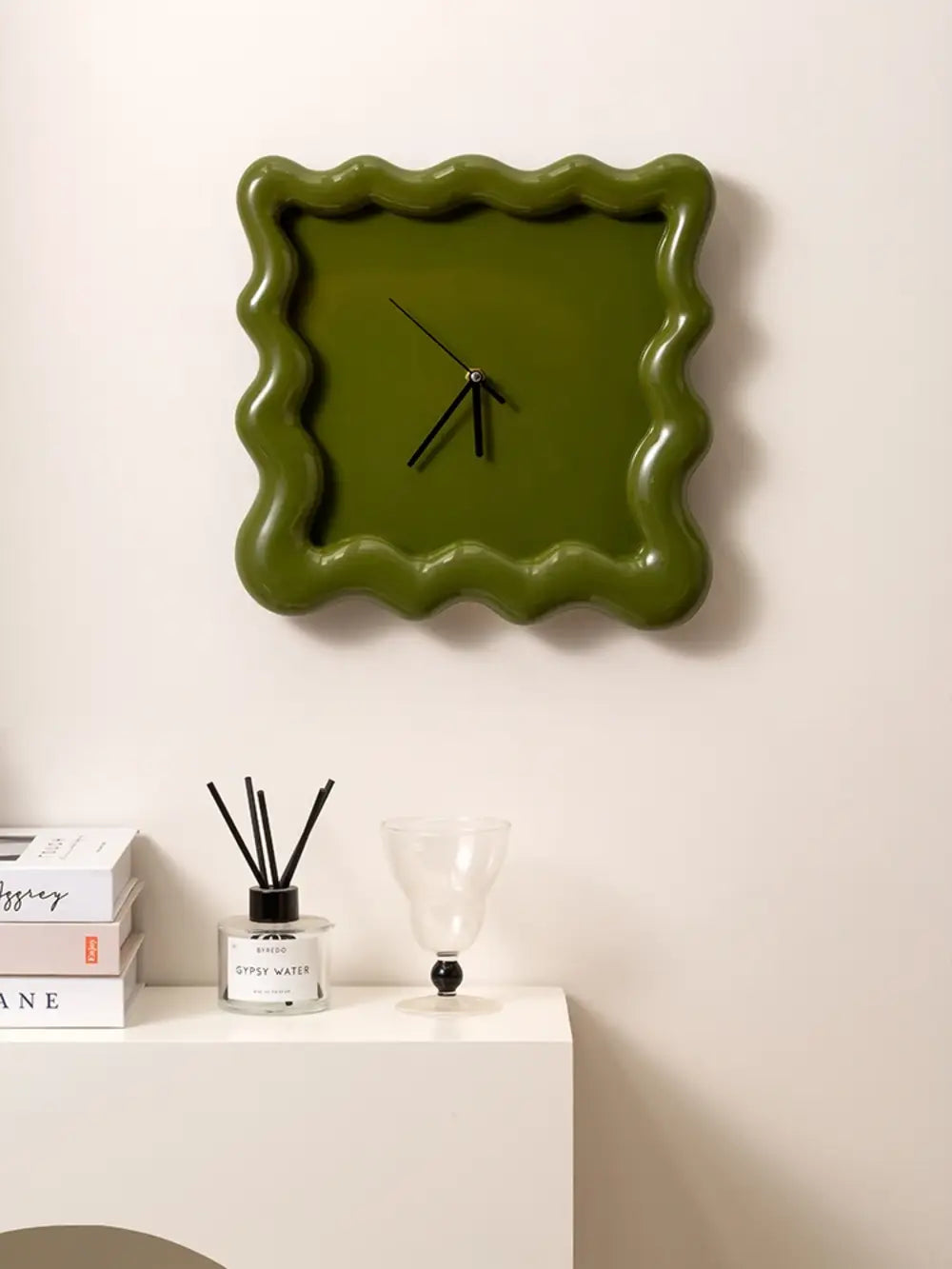 Biscuit Shape Wall Clock Modern Silent Decorative Clock
