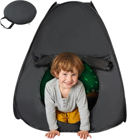 Blackout Sensory Tent Portable Kids Privacy Calm Space Tent