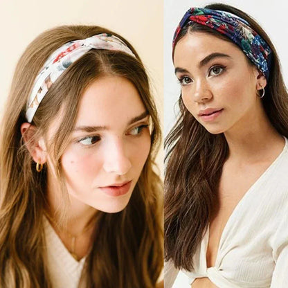Bohemian Print Headband Vintage Cotton Hair Bandana