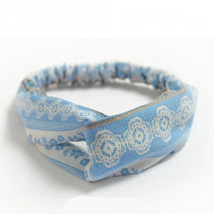 Bohemian Print Headband Vintage Cotton Hair Bandana
