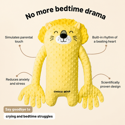 Breathing Sleep Teddy Bear Plush Rhythmic Motion Baby Comfort Toy