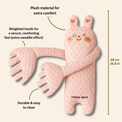 Breathing Sleep Teddy Bear Plush Rhythmic Motion Baby Comfort Toy