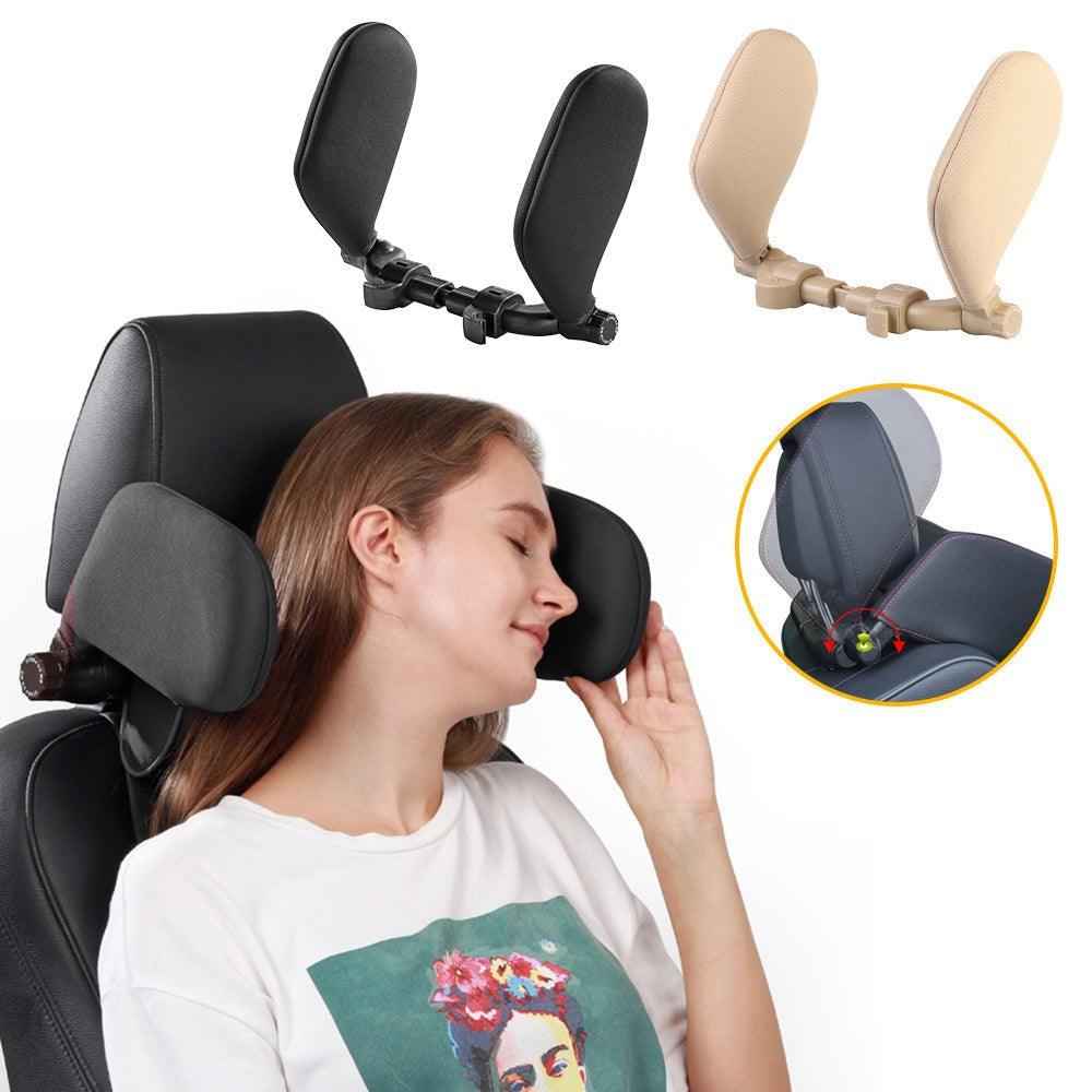 Car Headrest Sleep Pillow Adjustable Neck Support Cushion