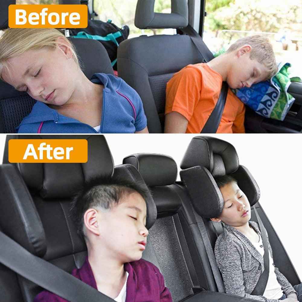 Car Headrest Sleep Pillow Adjustable Neck Support Cushion