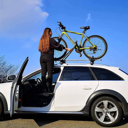 Car Roof Access Step Folding Aluminum Door Pedal