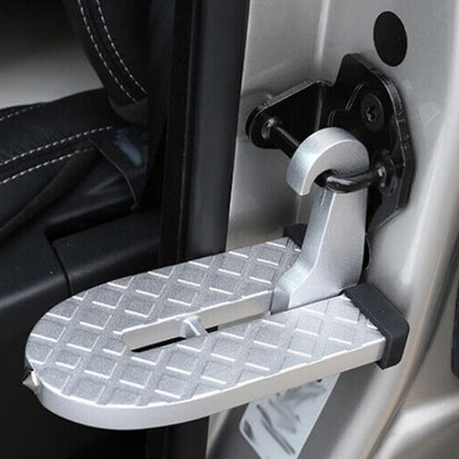 Car Roof Access Step Folding Aluminum Door Pedal