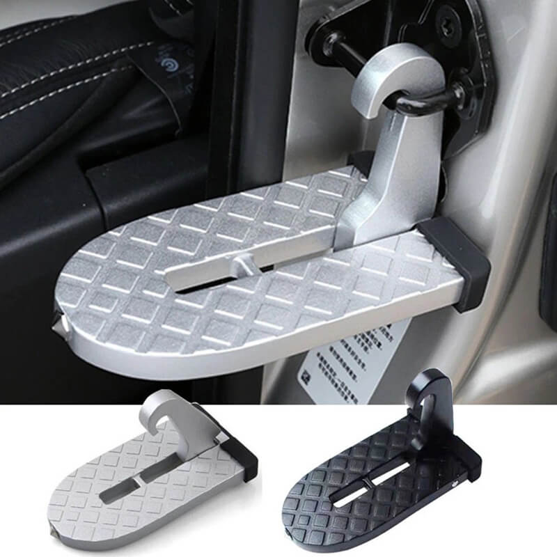 Car Roof Access Step Folding Aluminum Door Pedal