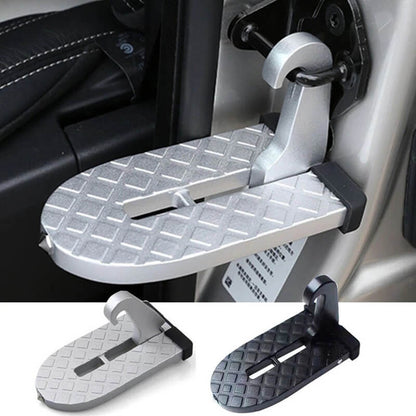 Car Roof Access Step Folding Aluminum Door Pedal
