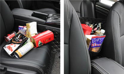 Car Seat Gap Organizer Leather Car Storage Bag Between Seats Console Organizer