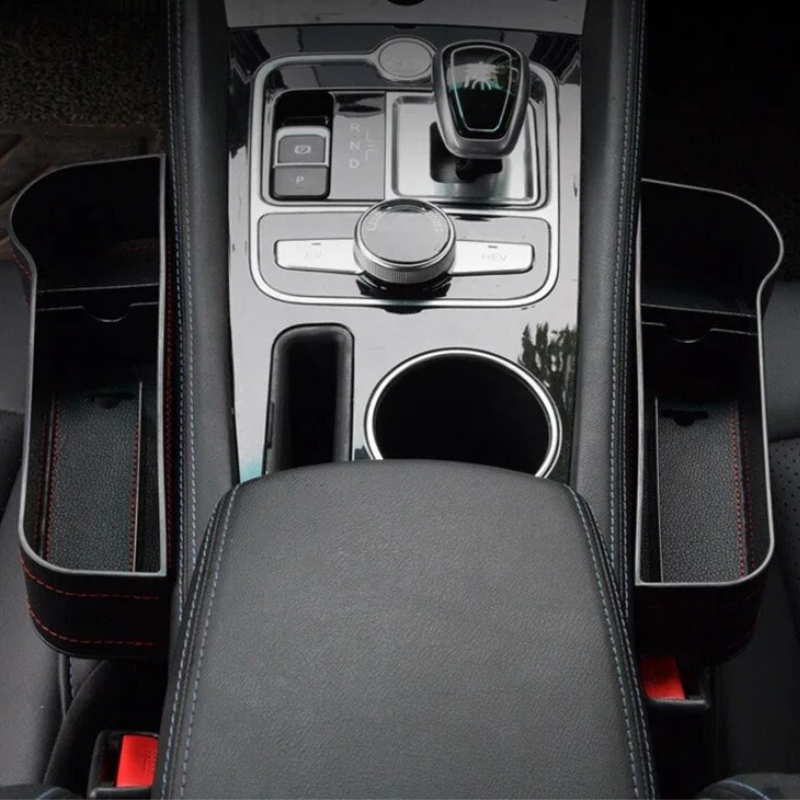 Car Seat Gap Organizer PU Leather Storage Console Holder